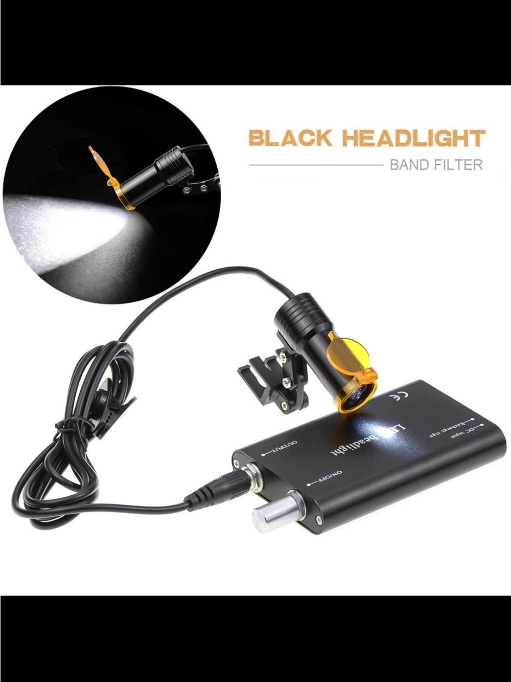 Rohan Akos 5W clip on dental headlamp with UV filter